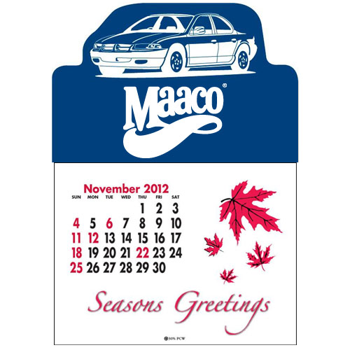 Promotional Press-N-Stick™ - Car Calendar