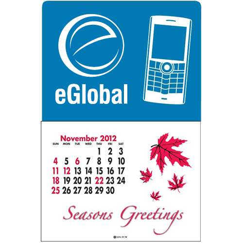 Promotional Press-N-Stick&trade; - Cell Phone Calendar