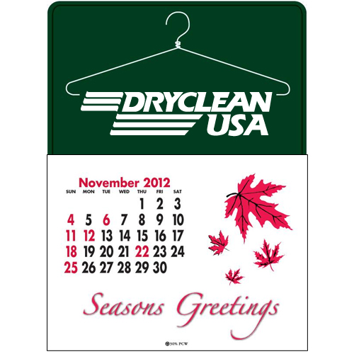 Promotional Press-N-Stick&trade; - Clothes Hanger Calendar