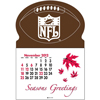  Press-N-Stick&trade; - Football Calendar 