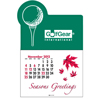  Press-N-Stick&trade; - Golf Ball and Tee Calendar 