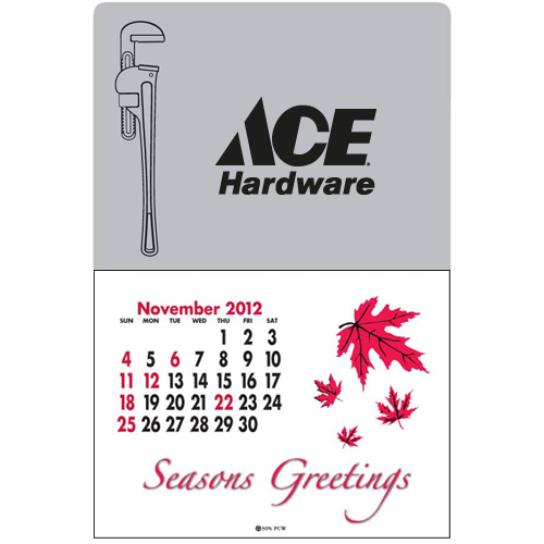 Promotional Press-N-Stick&trade; - Pipe Wrench Calendar