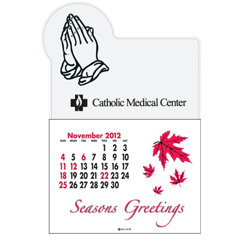 Promotional Press-N-Stick™ - Praying Hands Calendar