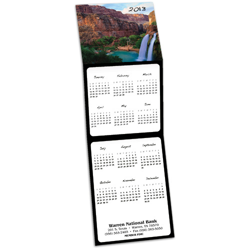 Promotional Rockcliff Trifold Wall Calendar