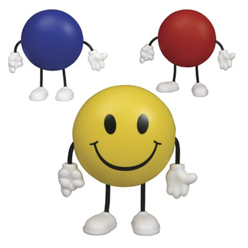 Promotional Round Figure Stress Ball