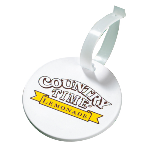 Promotional Round Luggage Tag - 3