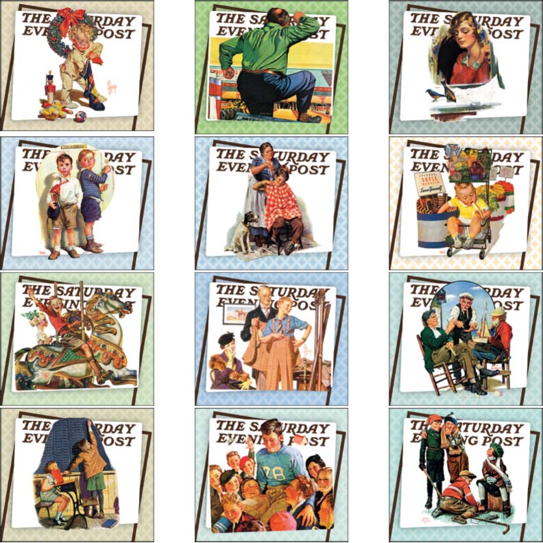 Promotional Nostalgic Saturday Evening Post Calendar