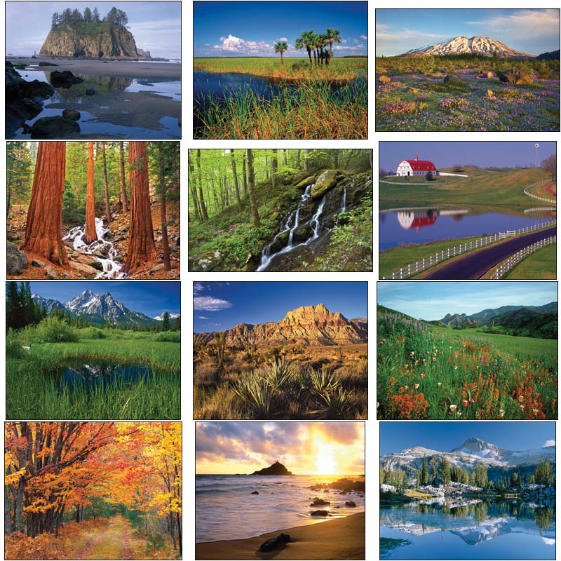 Promotional Scenic Contractor Memo Calendar