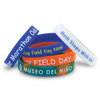  Silicone Wristband Screen Printed 
