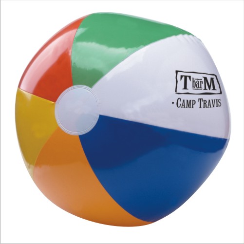 Promotional Six Color Beach Ball - 12