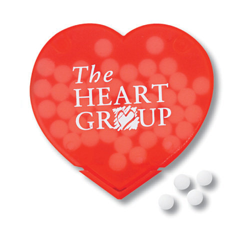 Promotional Slim Mints Heart Design