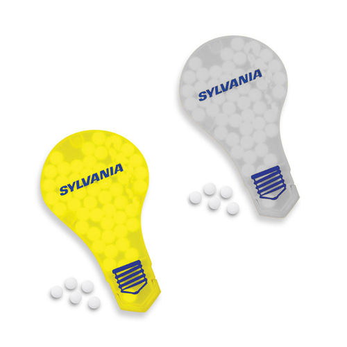 Promotional Slim Mints Light Bulb Design