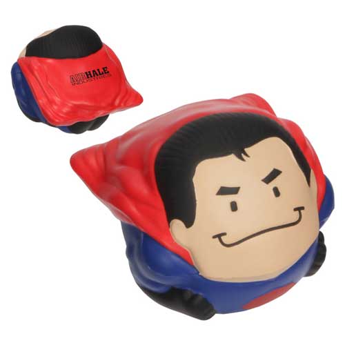 Promotional Super Hero  Wobbler Stress Ball