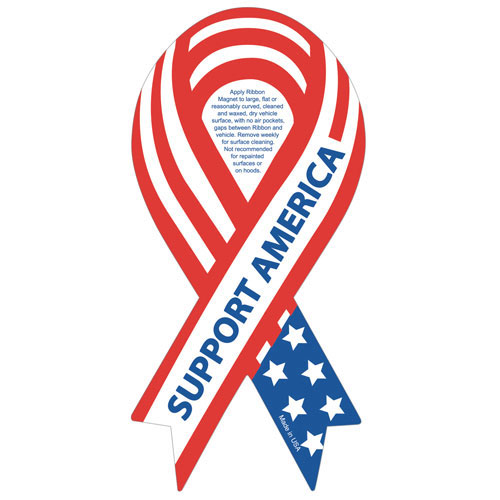 Promotional Support America Car Magnet