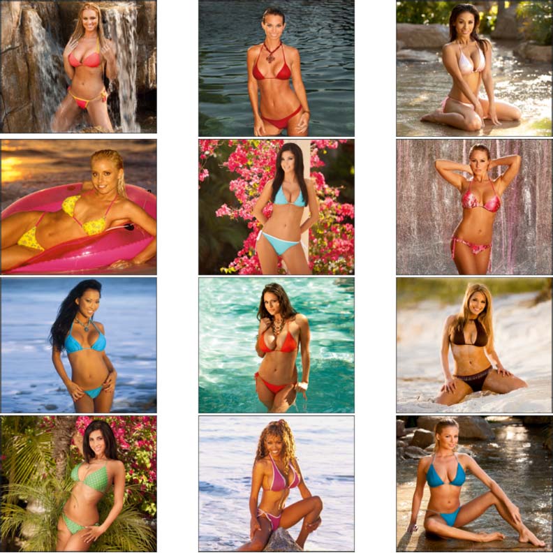Promotional Swimsuits Wall Calendar
