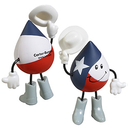 Promotional Texas Figure Stress Reliever