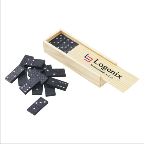 Promotional Travel Domino Set in Wooden Box