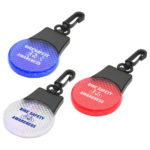Promotional Tri-Safety Light Clip