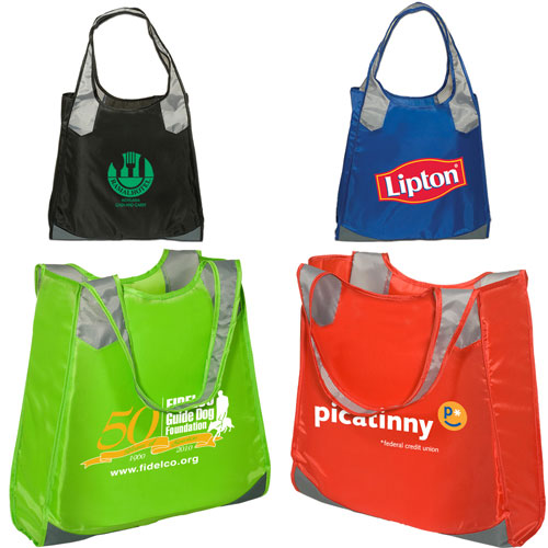 Promotional Two-Tone Grocery Tote