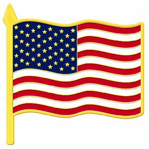 Promotional US Flag Lapel Pin