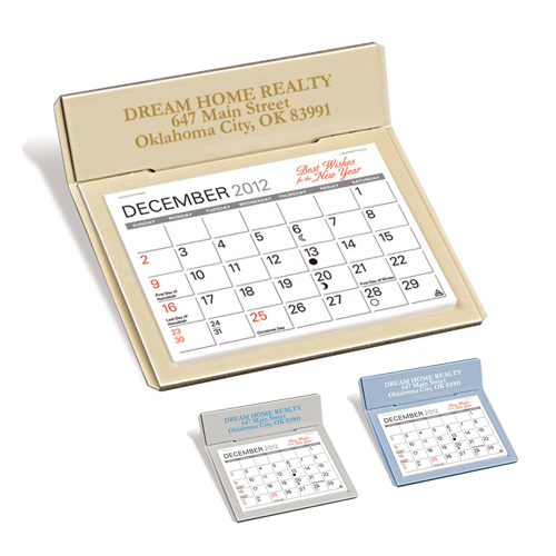 Promotional Versailles Desktop Calendar