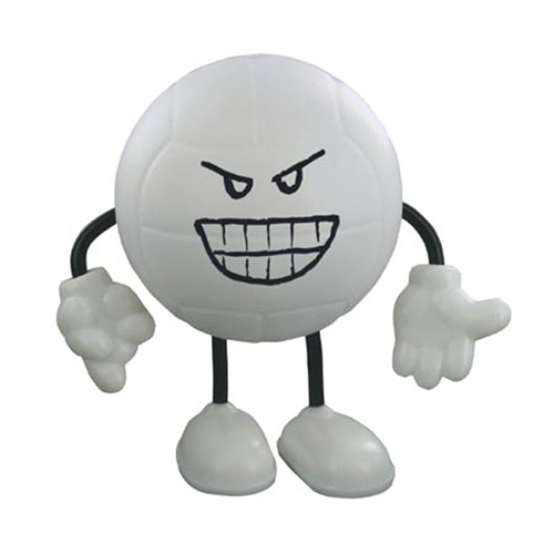 Promotional Volleyball Figure Stress Ball