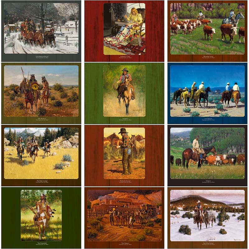 Promotional Western Art Calendar by Roy Lee Ward