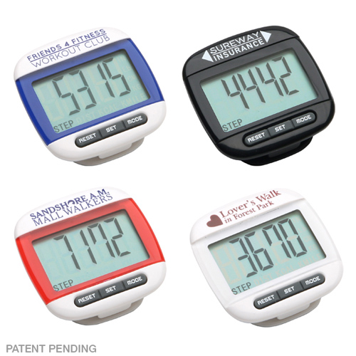 Promotional Wide Screen Walker Pedometer