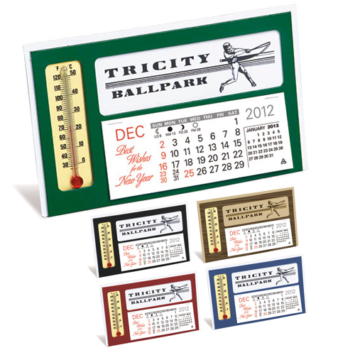 Promotional Window/ Thermometer Desk Calendar