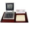 Wood Note Holder w/ Clock