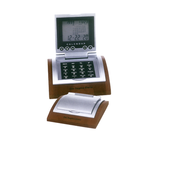 Promotional World Time/Alarm Clock/Calendar