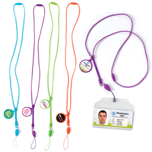 Promotional Zipper Lanyard