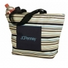 Striped Insulated Tote 
