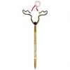  Reindeer With Santa Hat Pen 