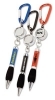  The Soft Grip Metal Pen with Carabiner and Retractor 
