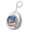  Oval Photo Keychain 1 1/2" 
