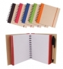  Kraft Notepad with Pen 