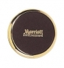  Brass and Leather Coaster 