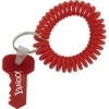  Key Shape Coil Key Tag 