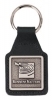  Leather Medallion Key Tag 