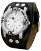  Sporty Leather Strap Watch 