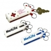  LED Light with 4 Removable Keychains 