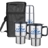  4 Piece Stainless Steel Travel Set 