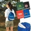  Zippered String Backpack 