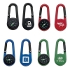  Colored Carabiner Compass 