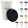  Double Wall Ceramic Tumbler with Lid - 9oz 