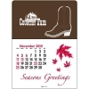  Press-N-Stick&trade; - Cowboy Boot Calendar 