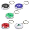  Round Simple Touch LED Key Chain 