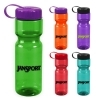  Transparent Bottle with Tethered Lid - 28 oz - BPA Free 