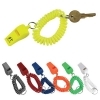  Wrist Coil Whistle Key Chain 